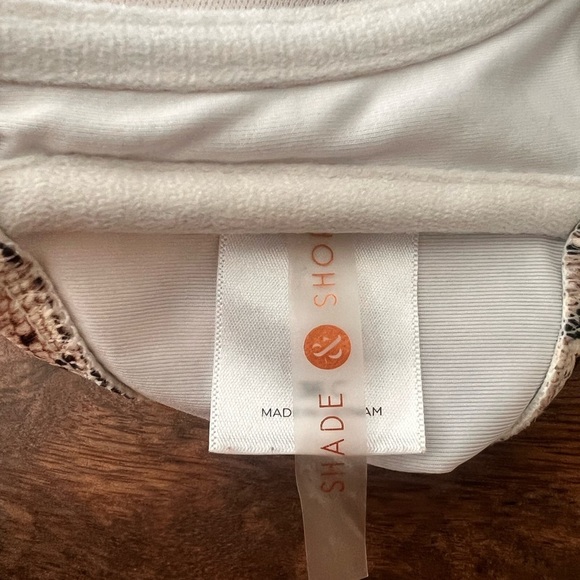 Shade & Shore Women's Square Neck Snake Print Bikini Top Size 36C - Picture 7 of 8